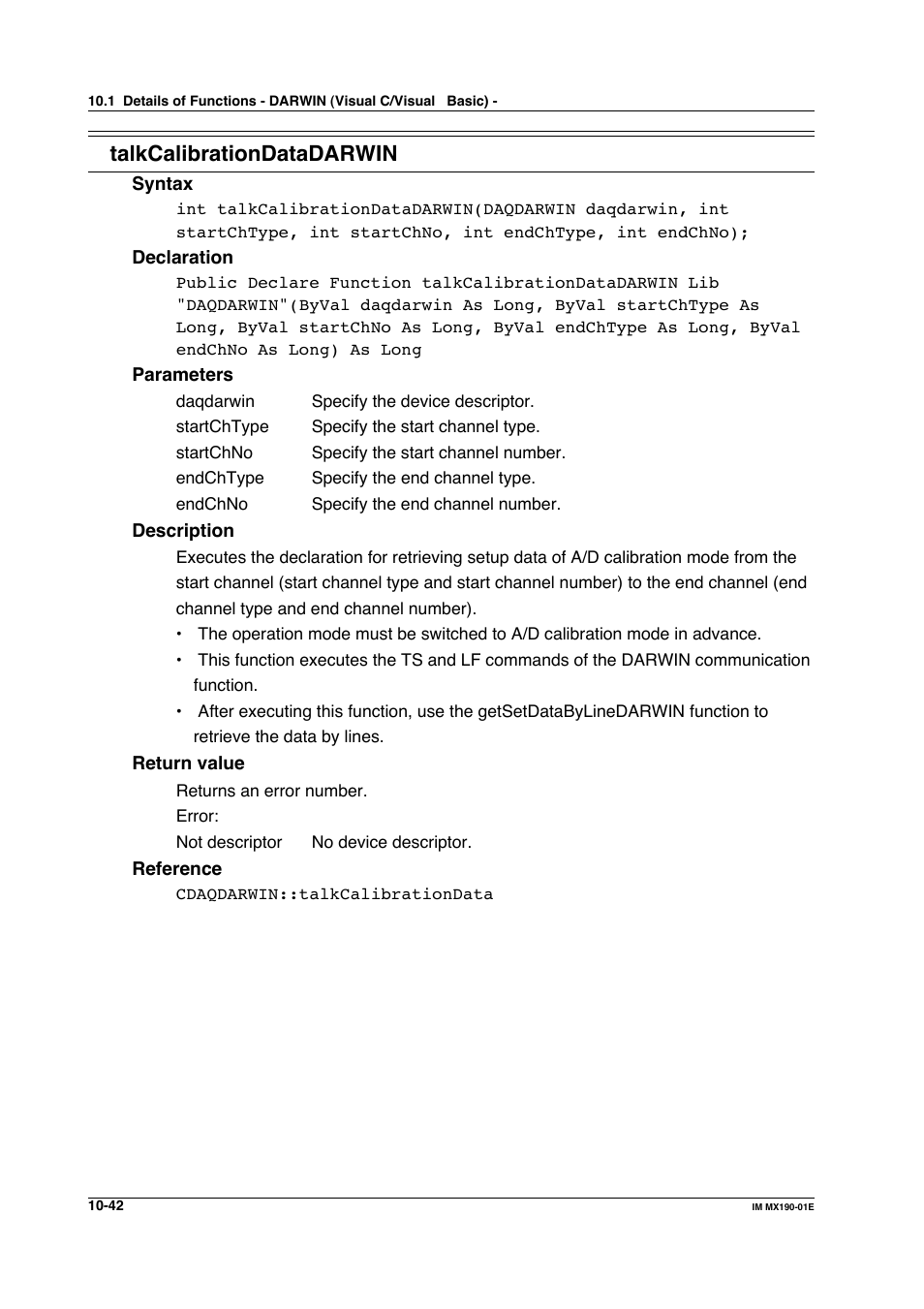 Talkcalibrationdatadarwin | Yokogawa PC-Based MX100 User Manual | Page 540 / 1264