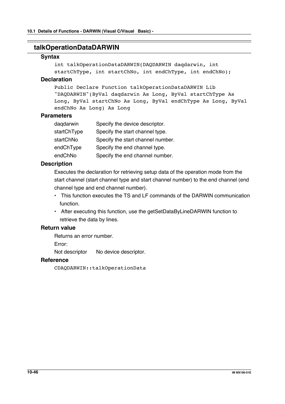 Talkoperationdatadarwin | Yokogawa PC-Based MX100 User Manual | Page 544 / 1264