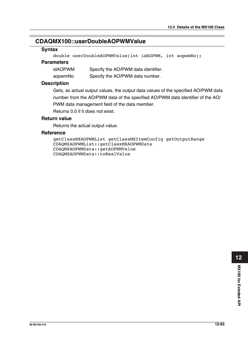 Yokogawa PC-Based MX100 User Manual | Page 627 / 1264