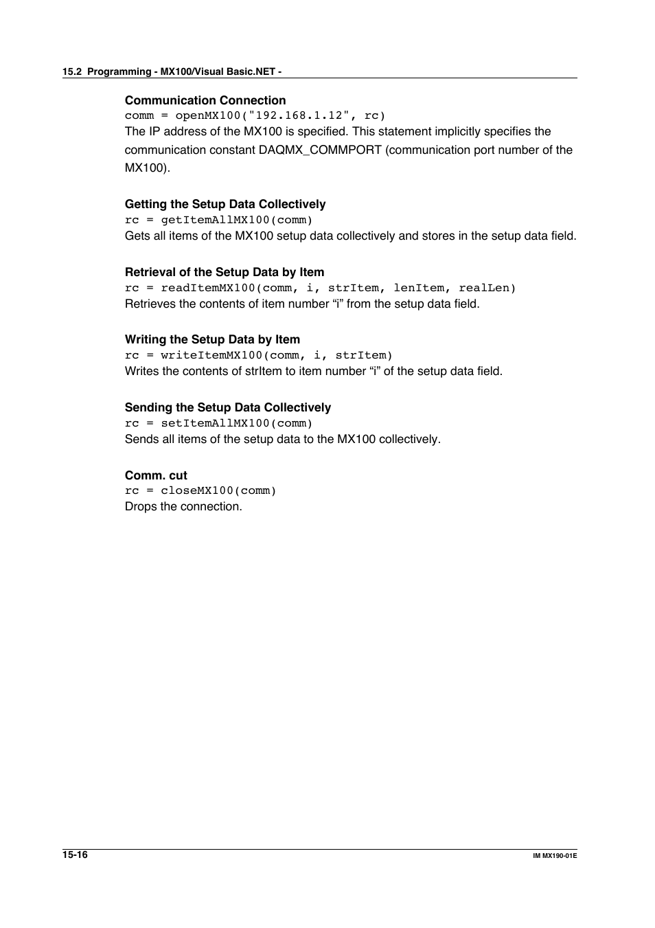 Yokogawa PC-Based MX100 User Manual | Page 718 / 1264
