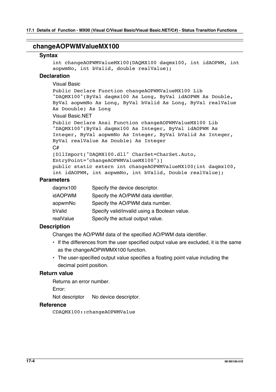 Changeaopwmvaluemx100 | Yokogawa PC-Based MX100 User Manual | Page 738 / 1264