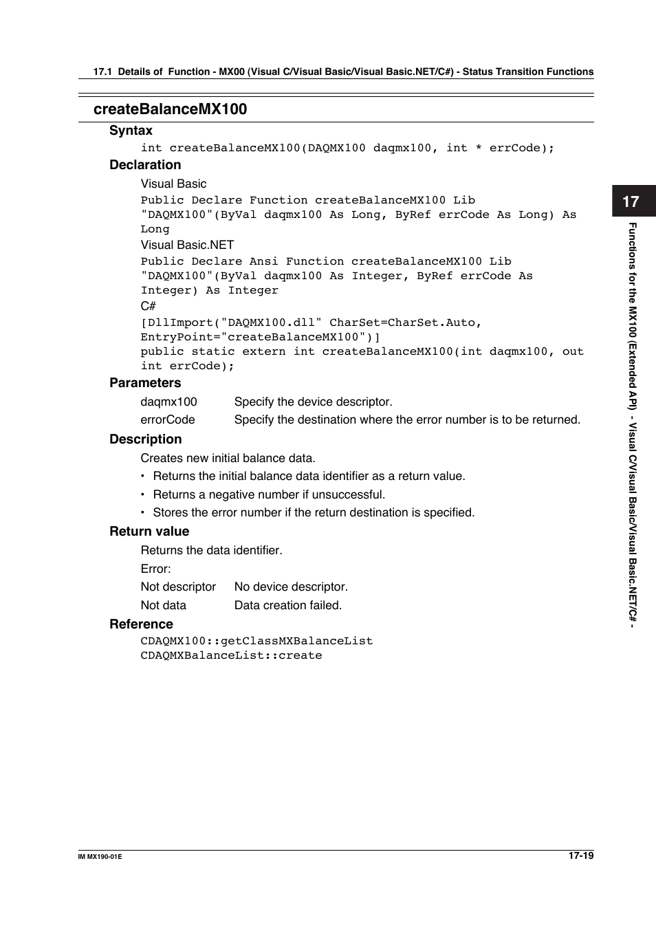 Createbalancemx100 | Yokogawa PC-Based MX100 User Manual | Page 753 / 1264