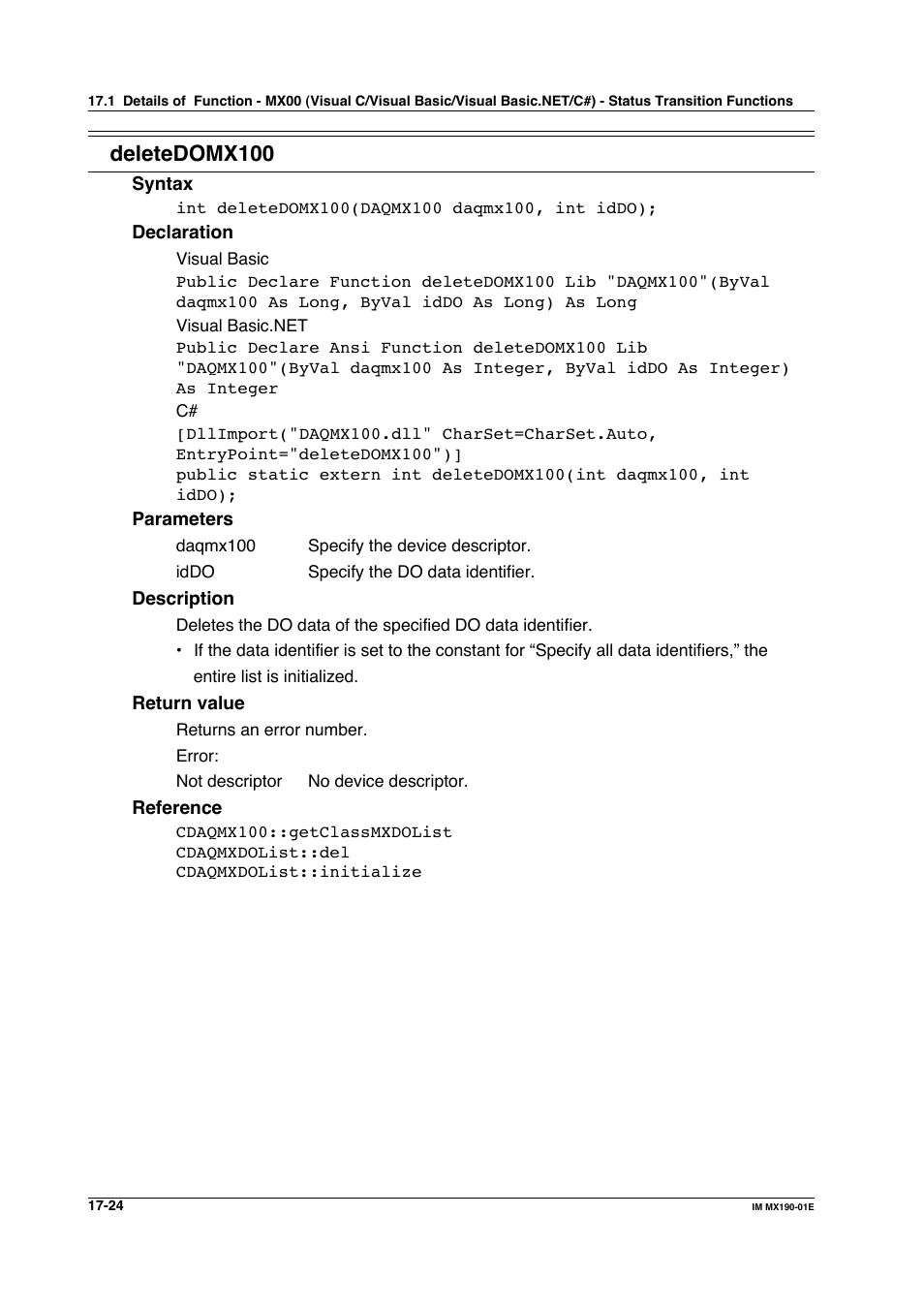 Deletedomx100 | Yokogawa PC-Based MX100 User Manual | Page 758 / 1264