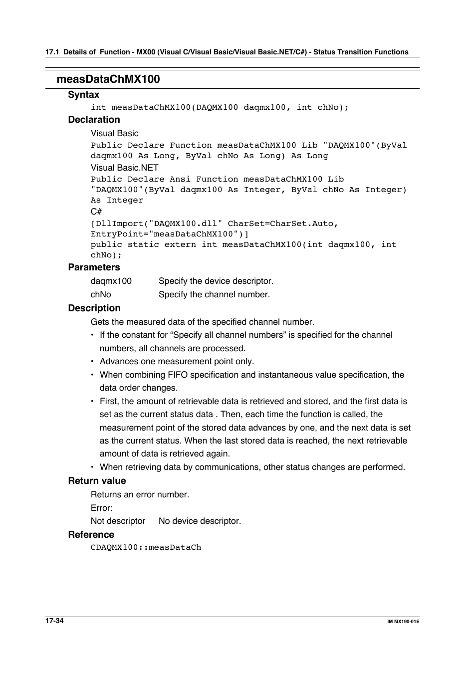 Measdatachmx100 | Yokogawa PC-Based MX100 User Manual | Page 768 / 1264