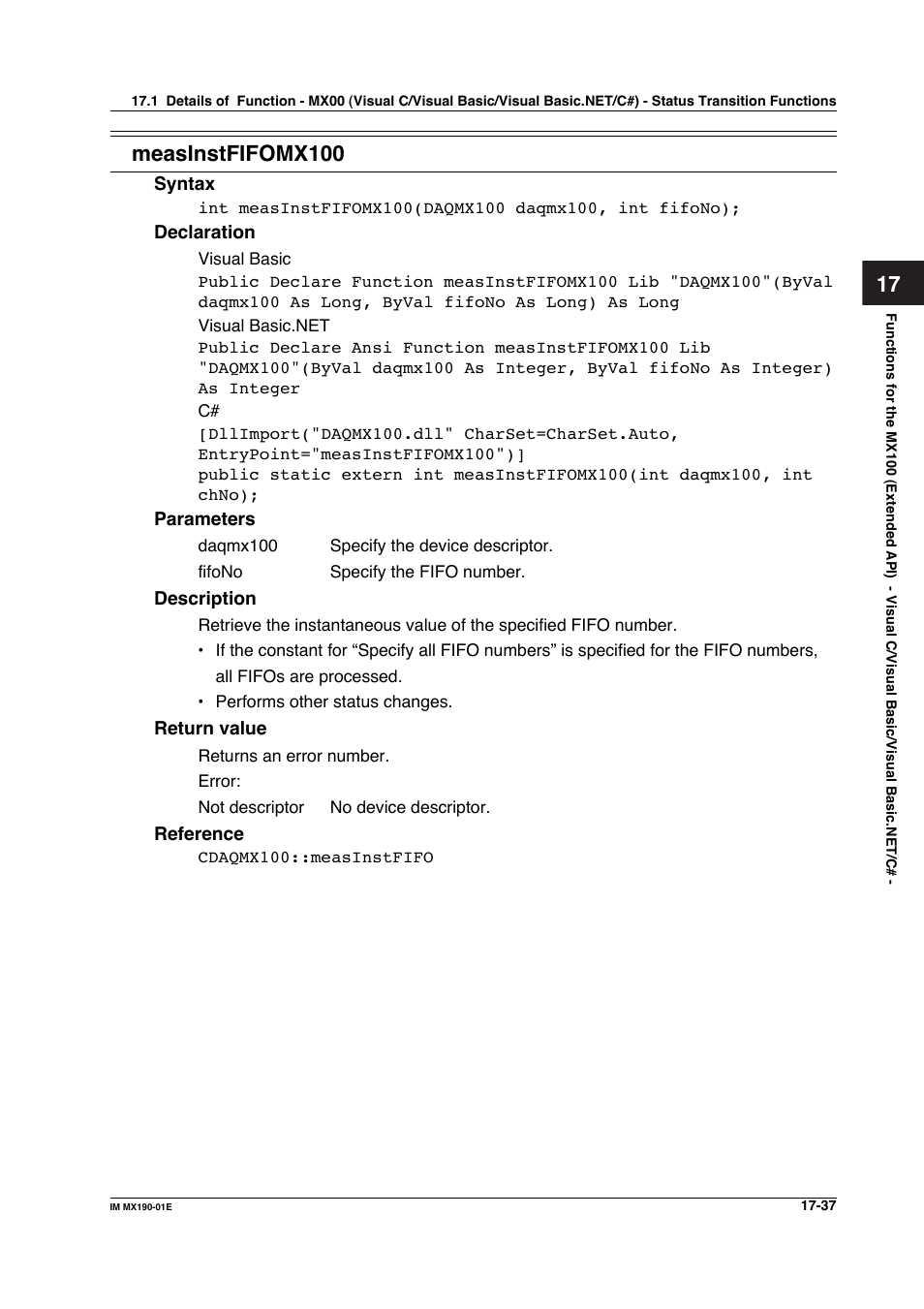 Measinstfifomx100 | Yokogawa PC-Based MX100 User Manual | Page 771 / 1264