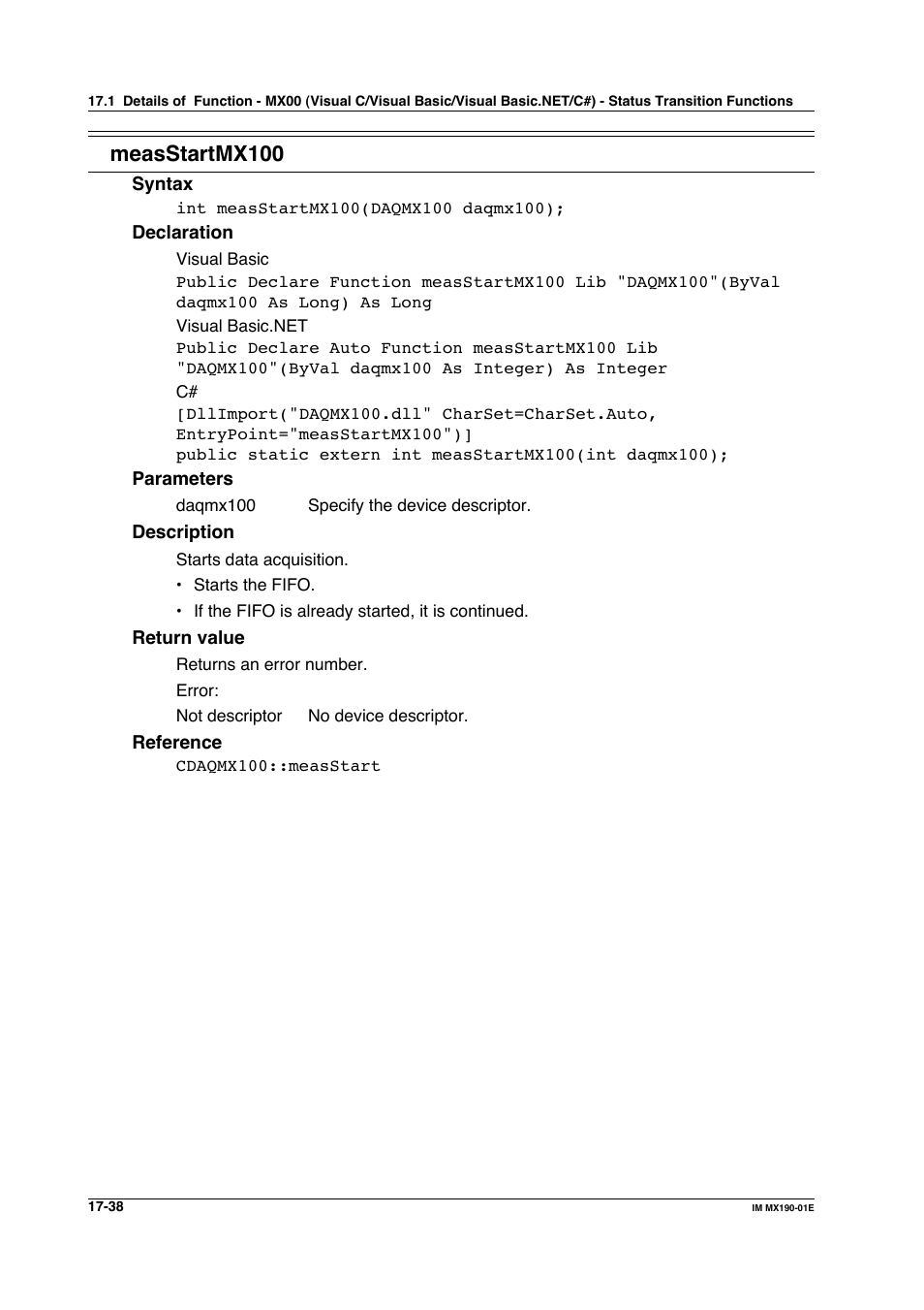 Measstartmx100 | Yokogawa PC-Based MX100 User Manual | Page 772 / 1264