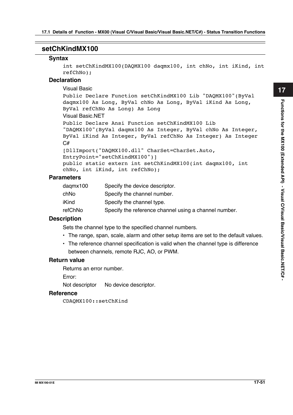 Setchkindmx100 | Yokogawa PC-Based MX100 User Manual | Page 785 / 1264