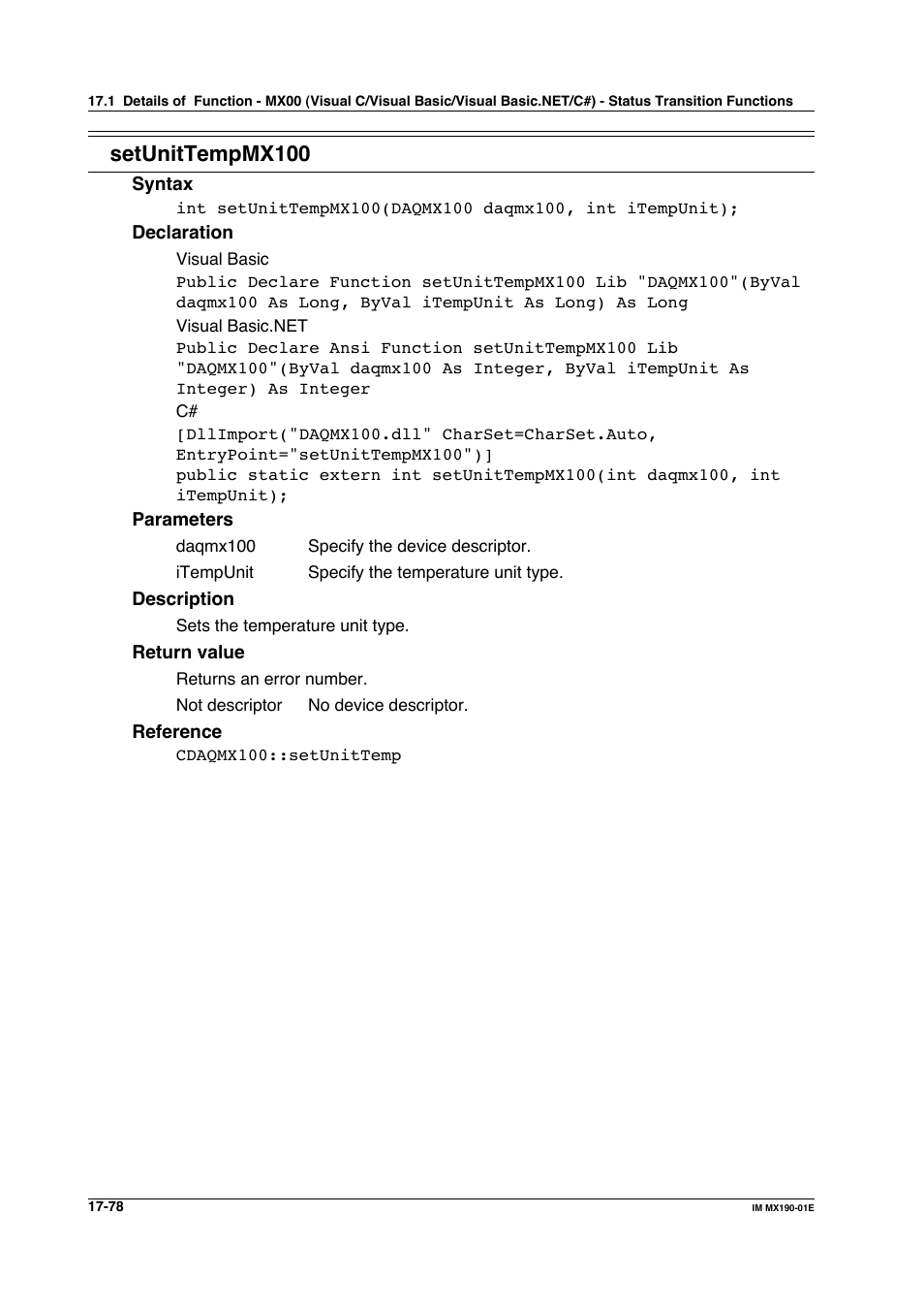 Setunittempmx100 | Yokogawa PC-Based MX100 User Manual | Page 812 / 1264