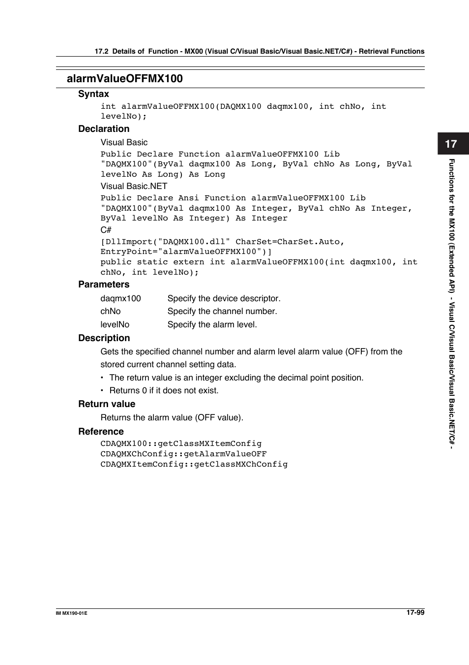 Yokogawa PC-Based MX100 User Manual | Page 833 / 1264