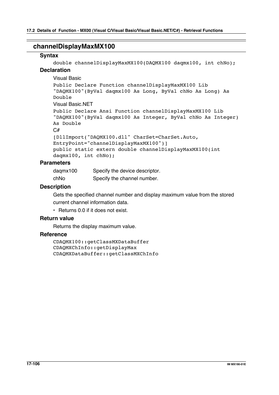 Channeldisplaymaxmx100 | Yokogawa PC-Based MX100 User Manual | Page 840 / 1264
