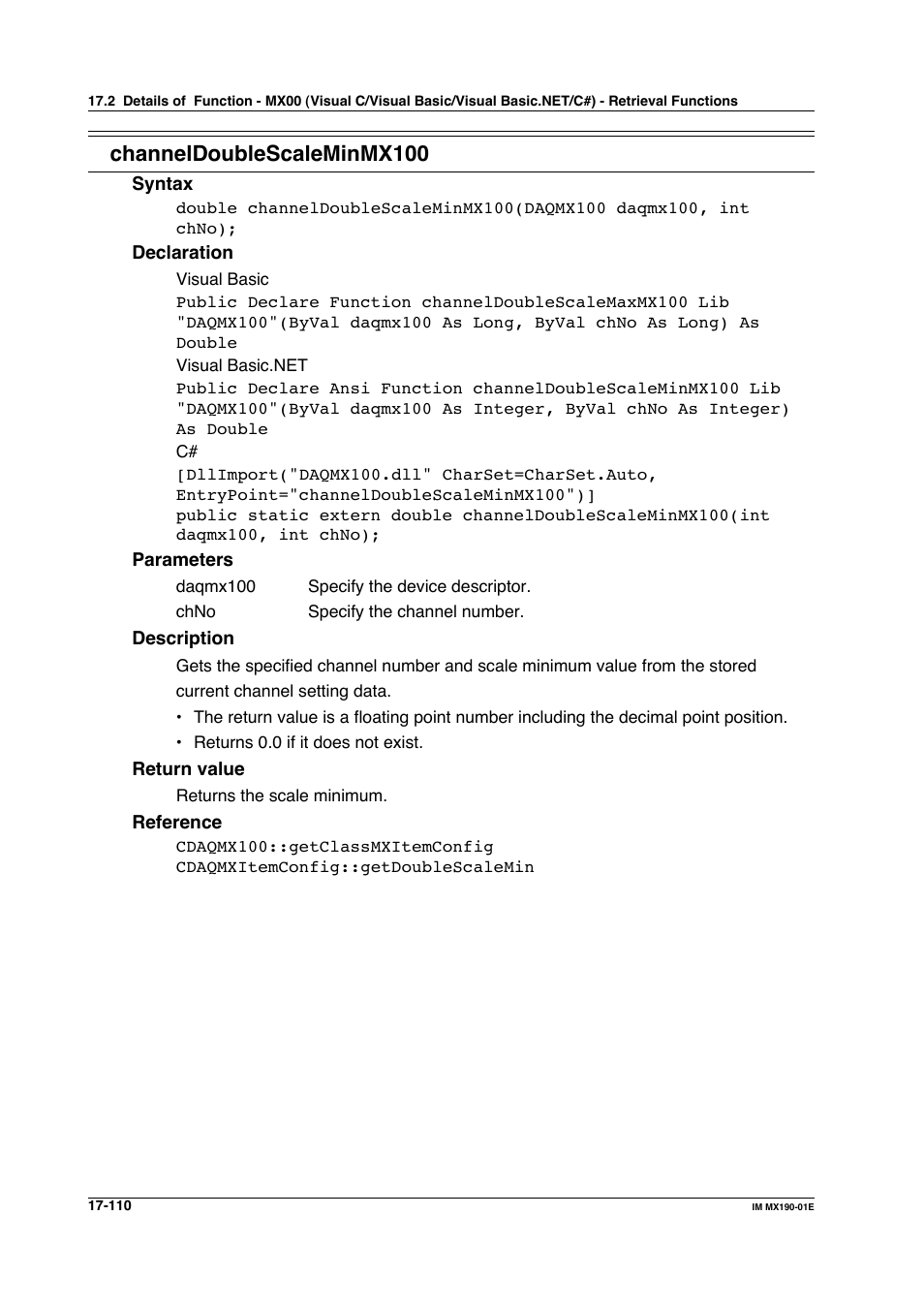 Channeldoublescaleminmx100 | Yokogawa PC-Based MX100 User Manual | Page 844 / 1264