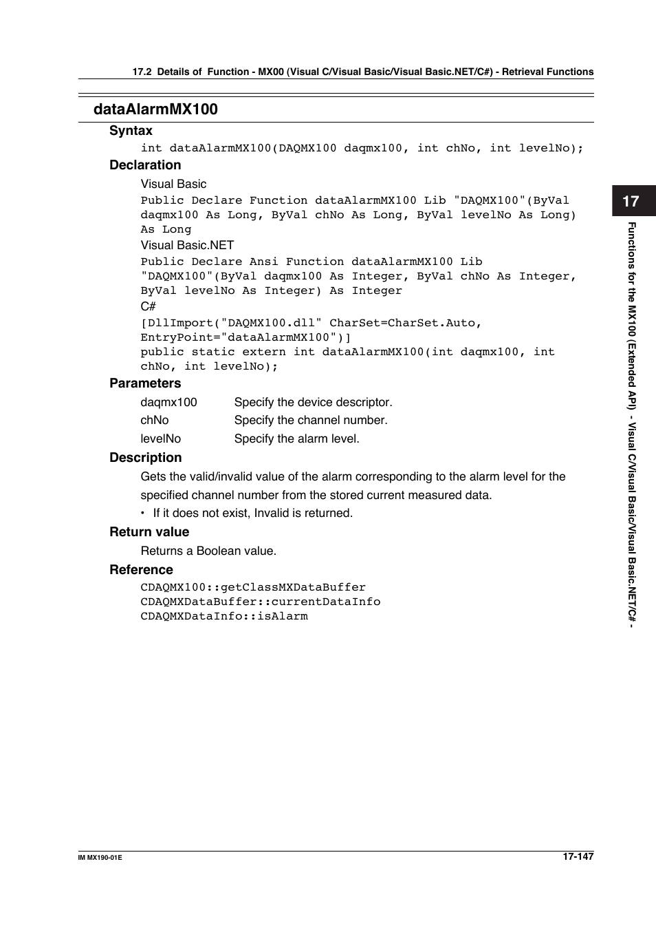 Yokogawa PC-Based MX100 User Manual | Page 881 / 1264