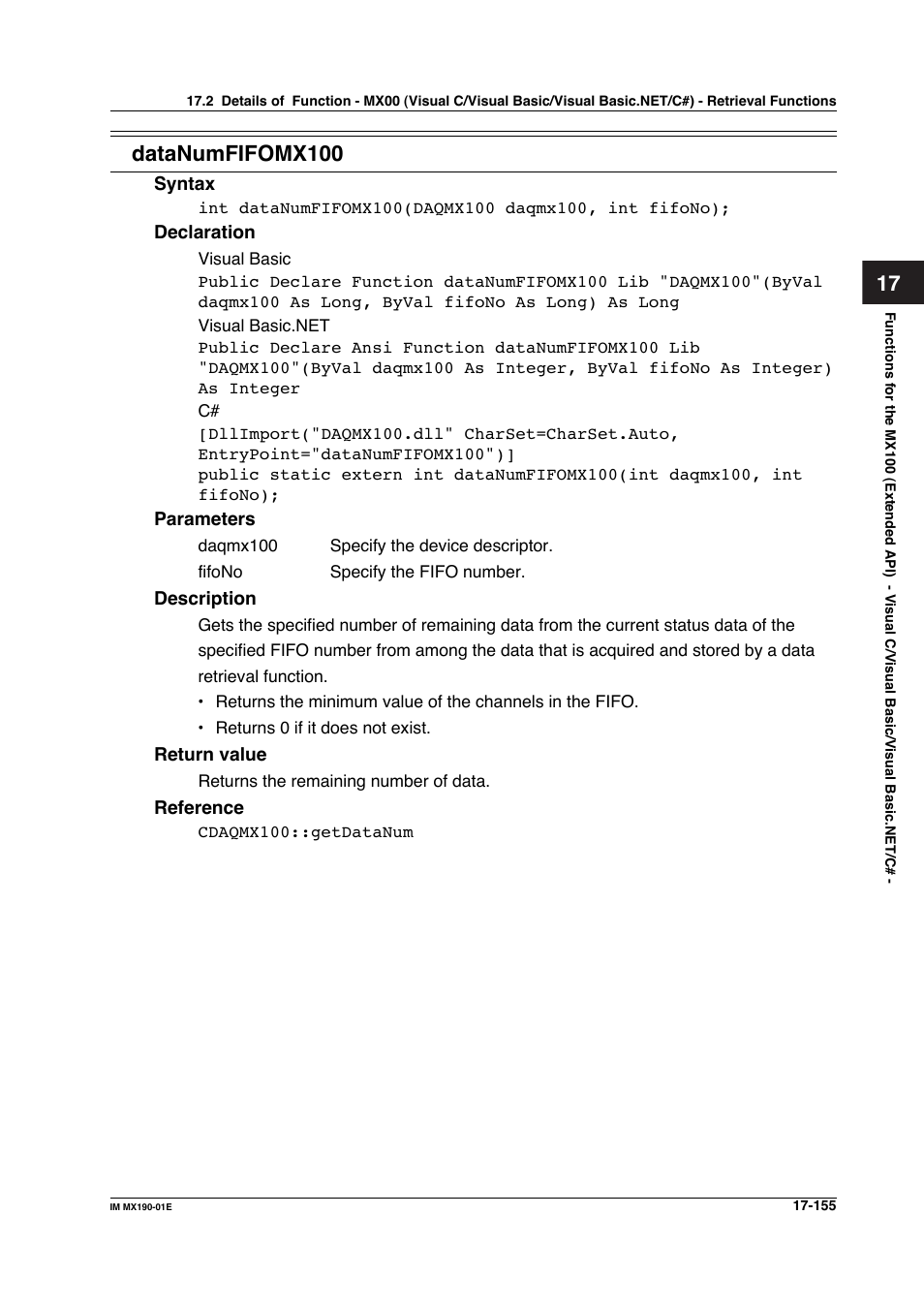 Yokogawa PC-Based MX100 User Manual | Page 889 / 1264