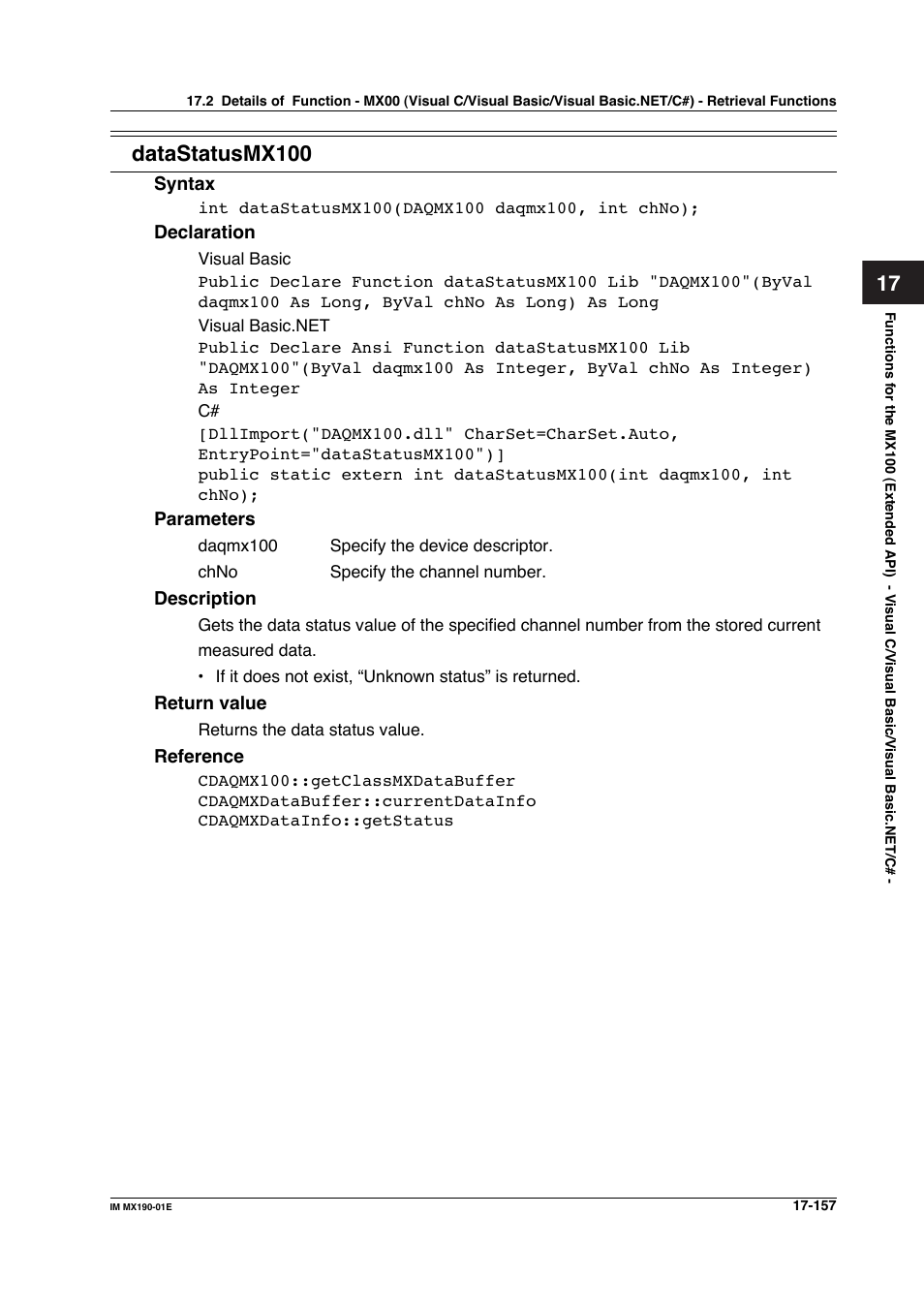 Yokogawa PC-Based MX100 User Manual | Page 891 / 1264