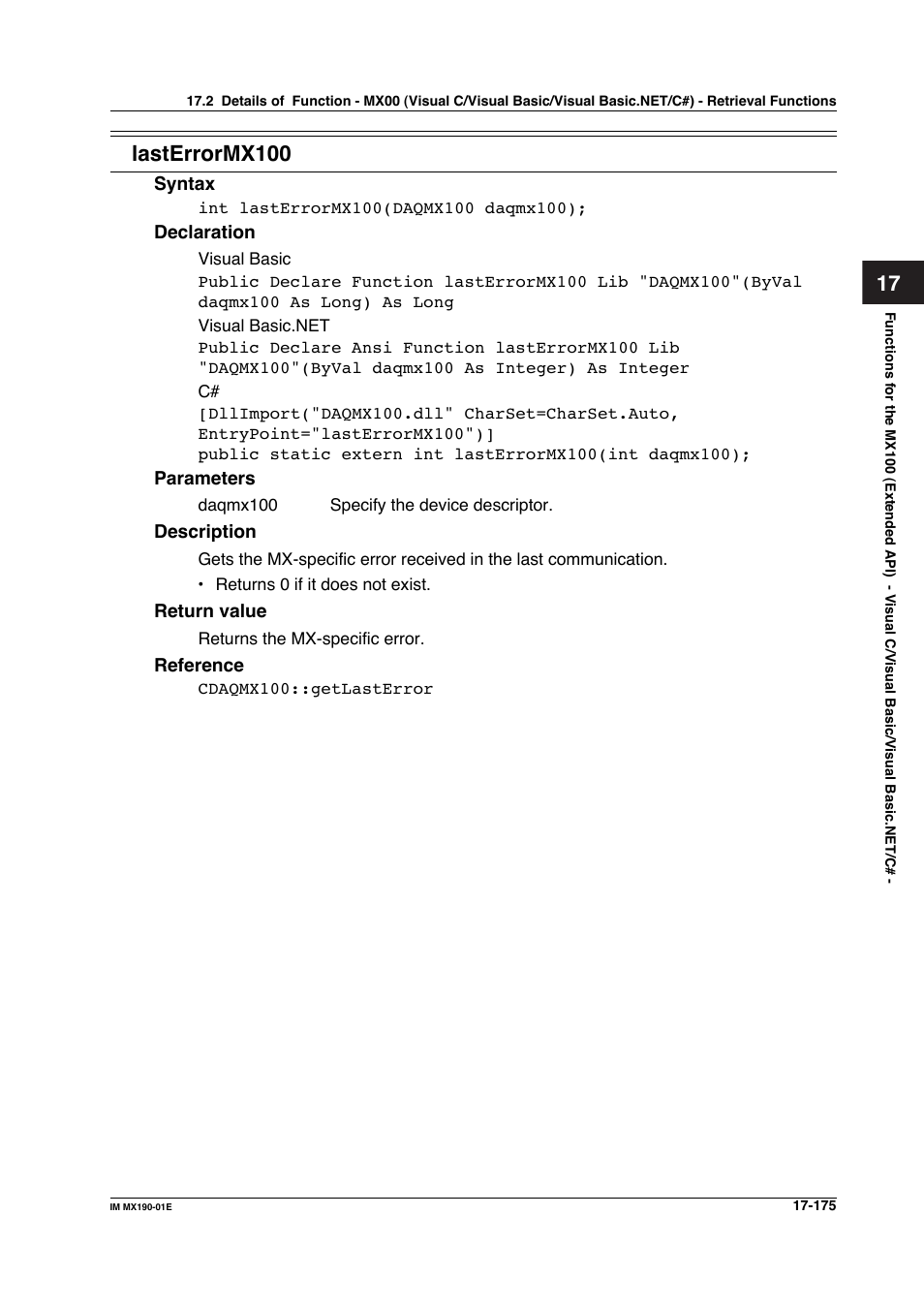 Yokogawa PC-Based MX100 User Manual | Page 909 / 1264