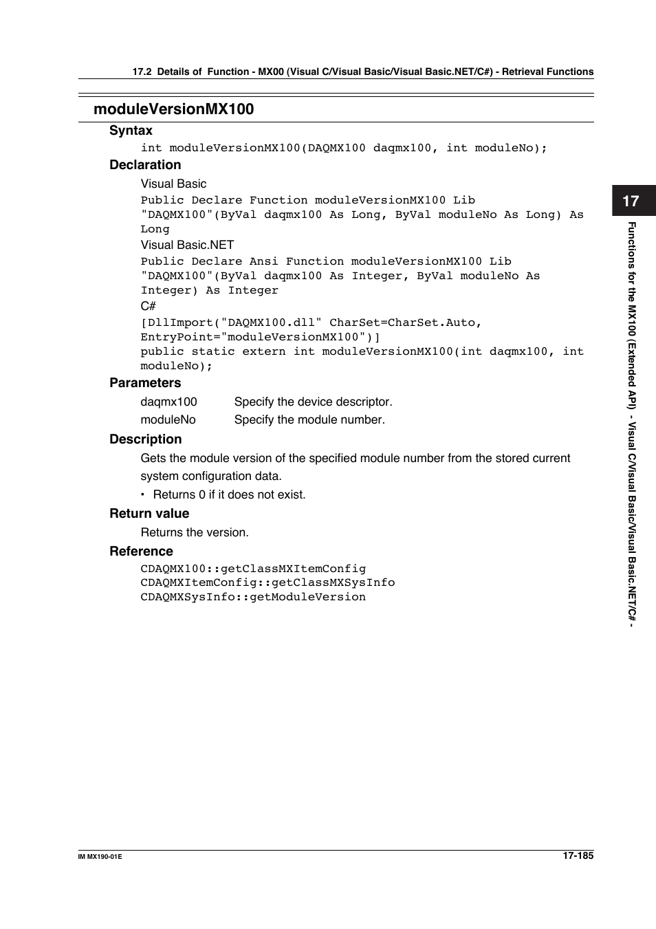 Yokogawa PC-Based MX100 User Manual | Page 919 / 1264
