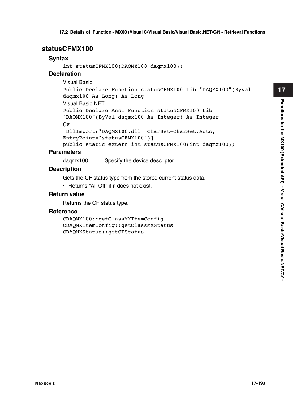 Yokogawa PC-Based MX100 User Manual | Page 927 / 1264