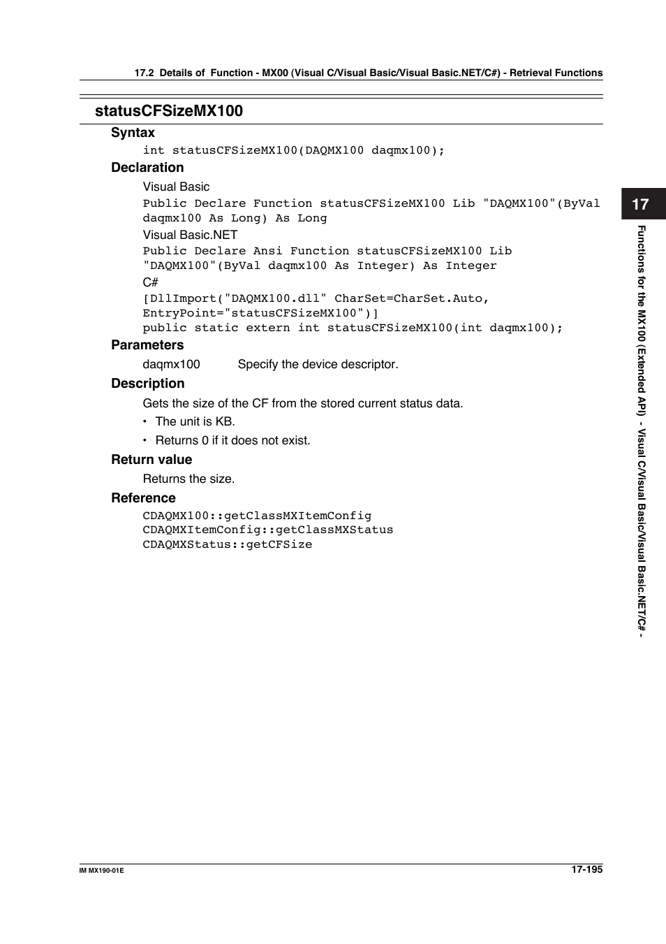 Yokogawa PC-Based MX100 User Manual | Page 929 / 1264