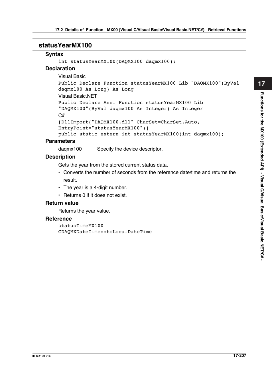 Yokogawa PC-Based MX100 User Manual | Page 941 / 1264