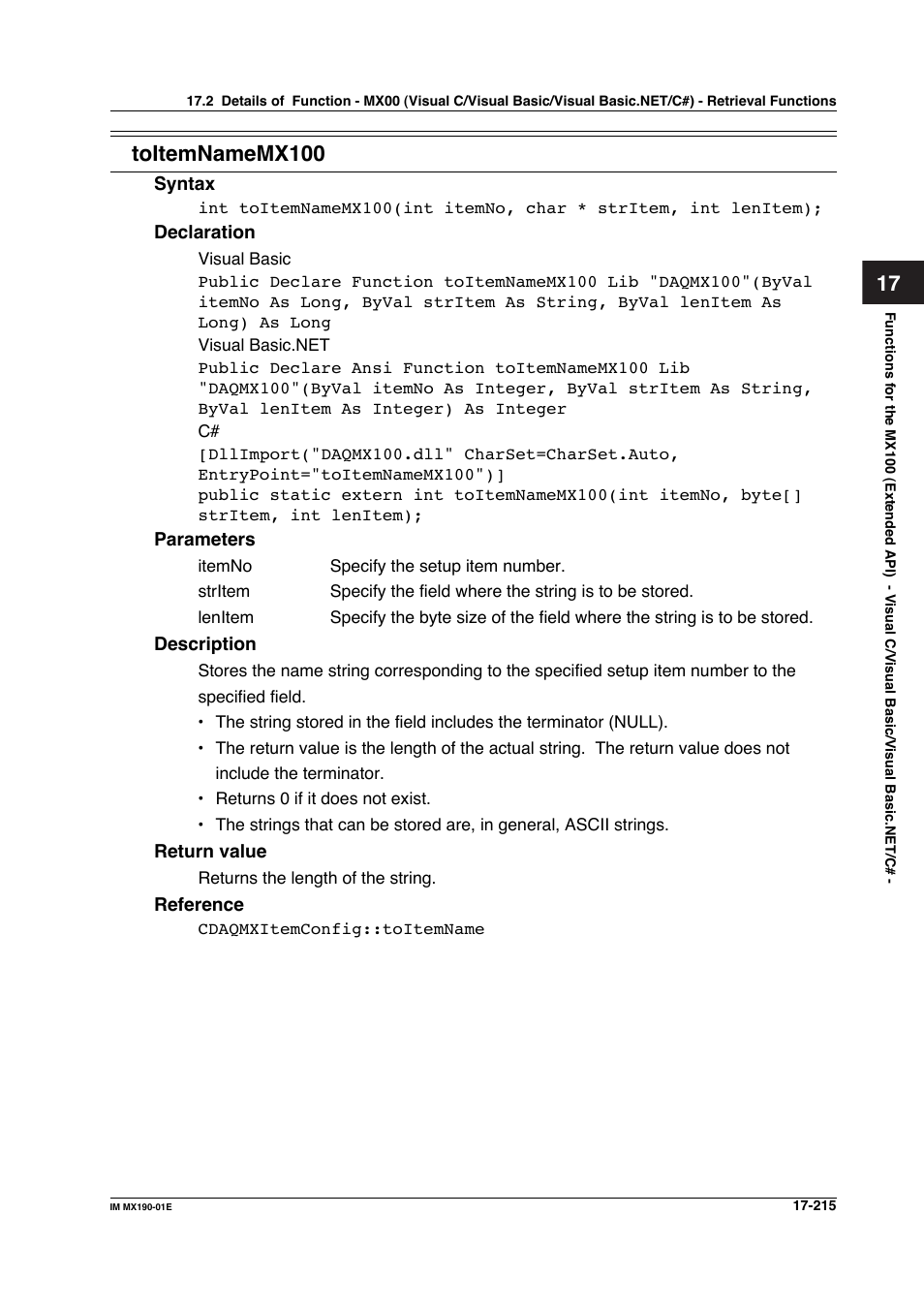 Yokogawa PC-Based MX100 User Manual | Page 949 / 1264