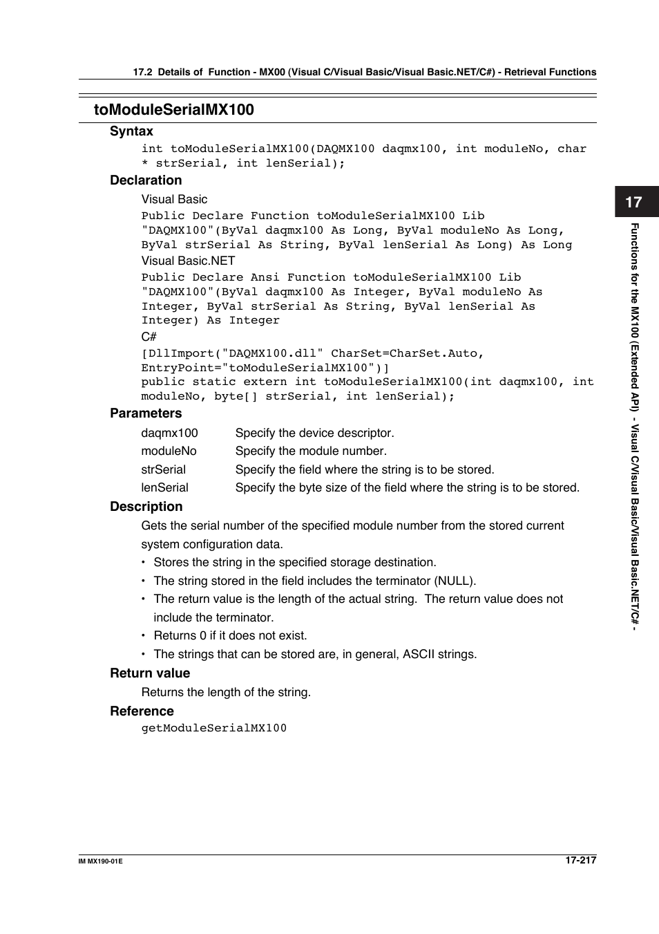 Yokogawa PC-Based MX100 User Manual | Page 951 / 1264