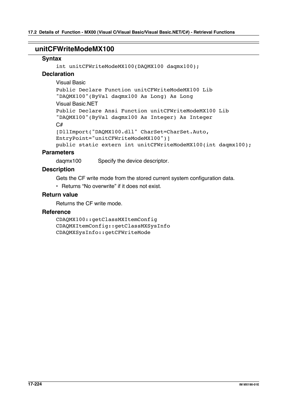 Unitcfwritemodemx100 | Yokogawa PC-Based MX100 User Manual | Page 958 / 1264