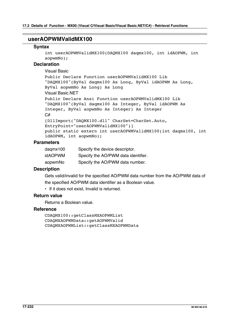 Useraopwmvalidmx100 | Yokogawa PC-Based MX100 User Manual | Page 966 / 1264