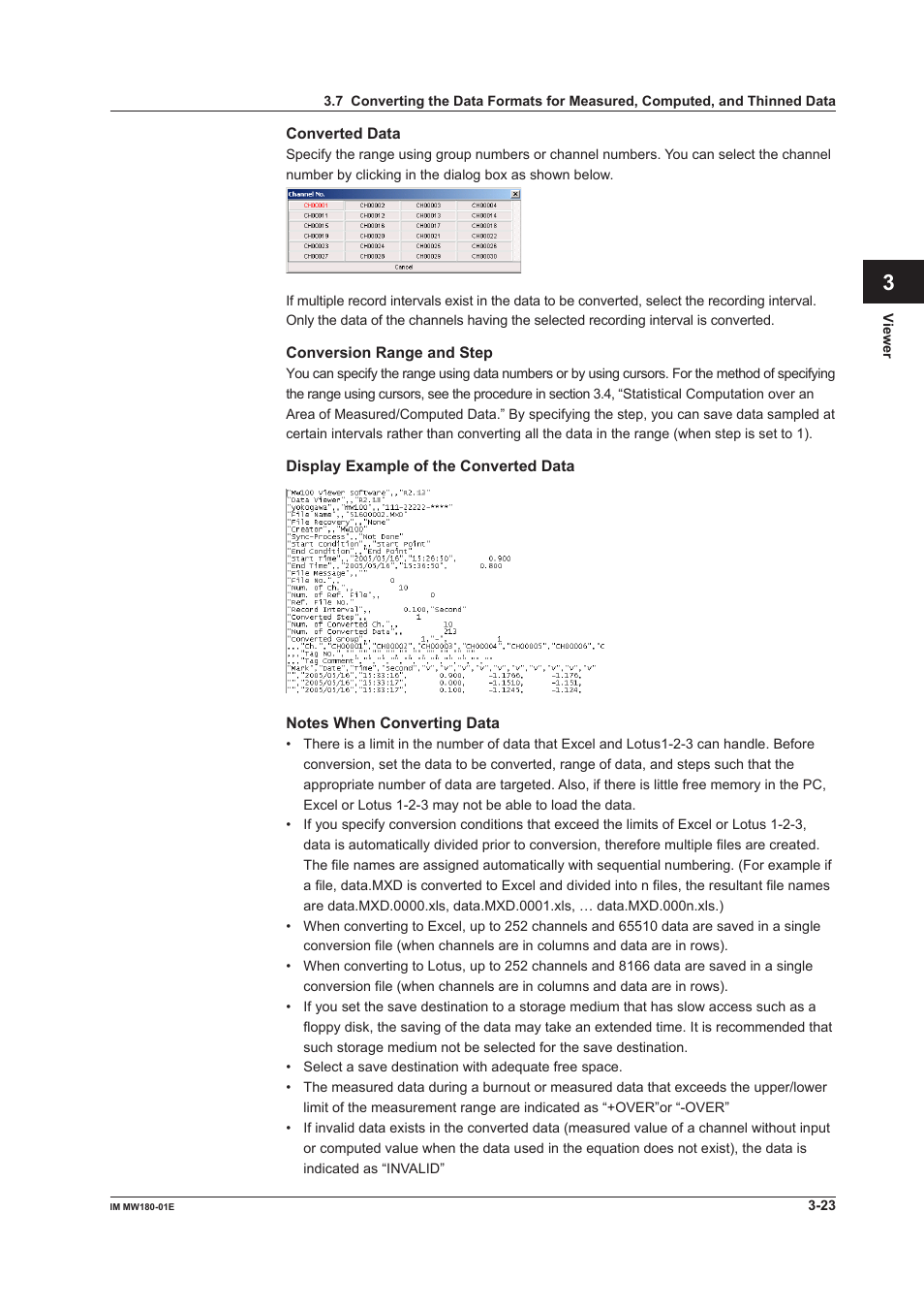 App index | Yokogawa PC-Based MX100 User Manual | Page 42 / 76