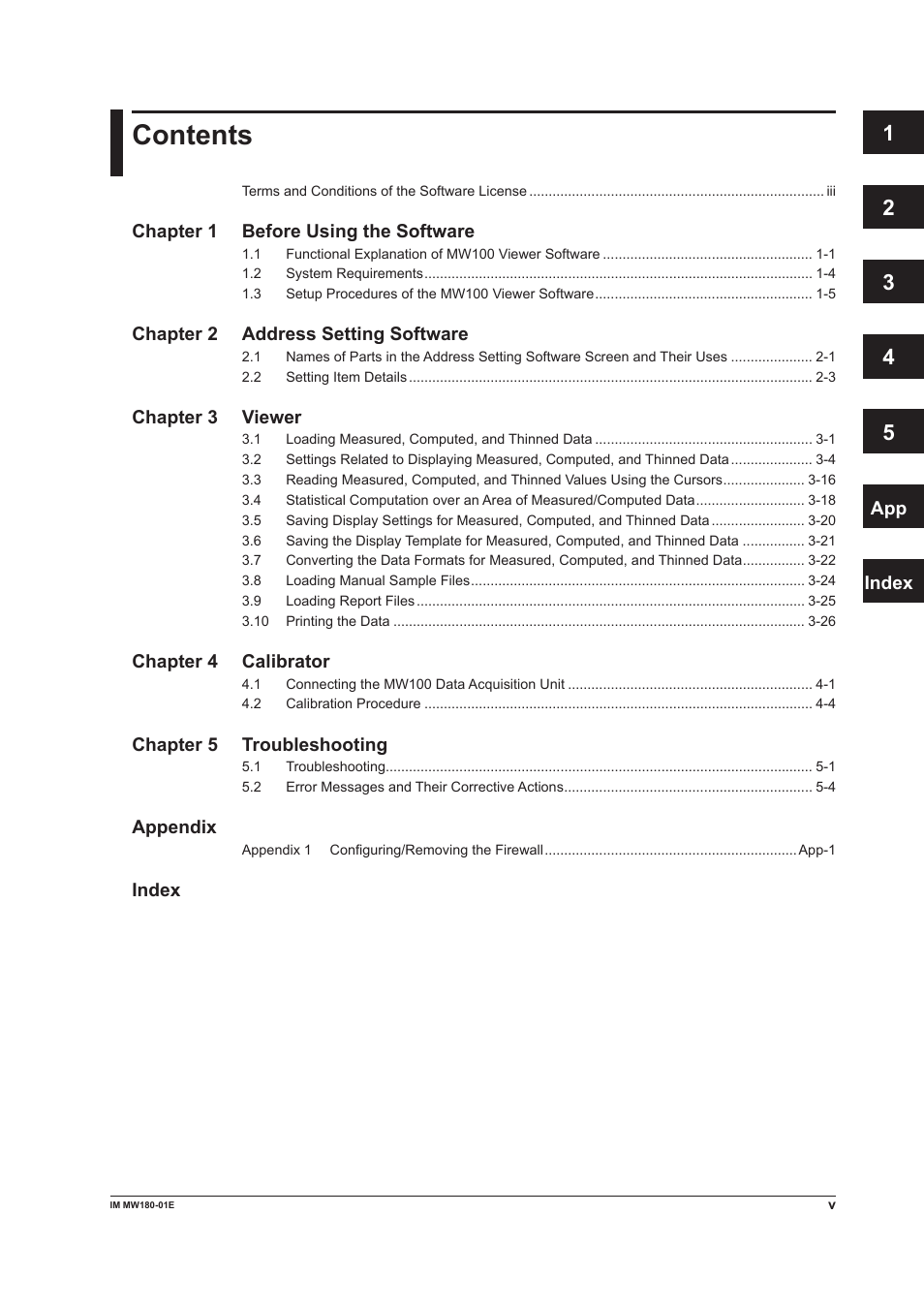 Yokogawa PC-Based MX100 User Manual | Page 6 / 76