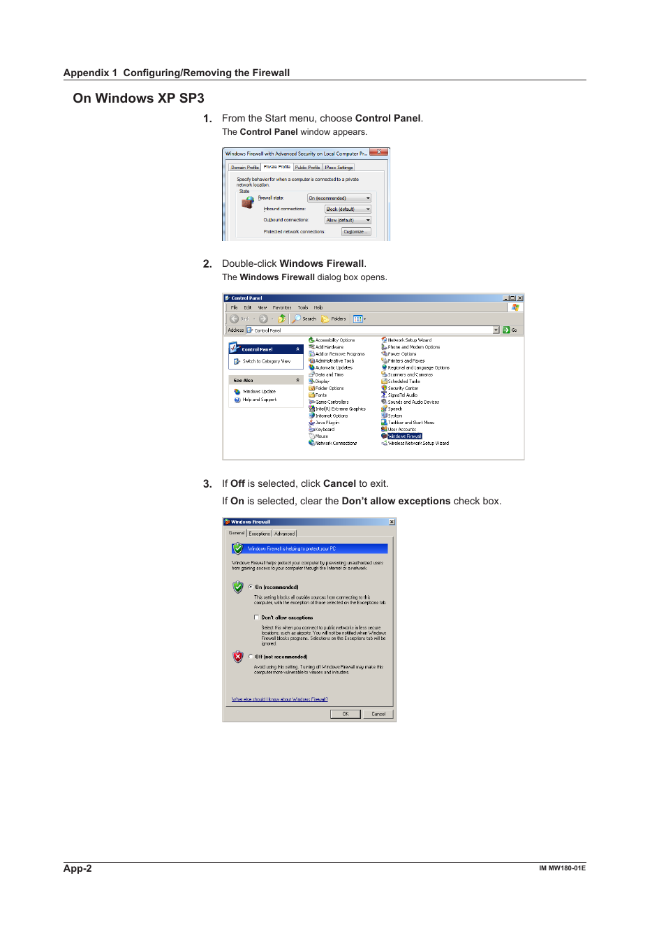On windows xp sp3 | Yokogawa PC-Based MX100 User Manual | Page 66 / 76