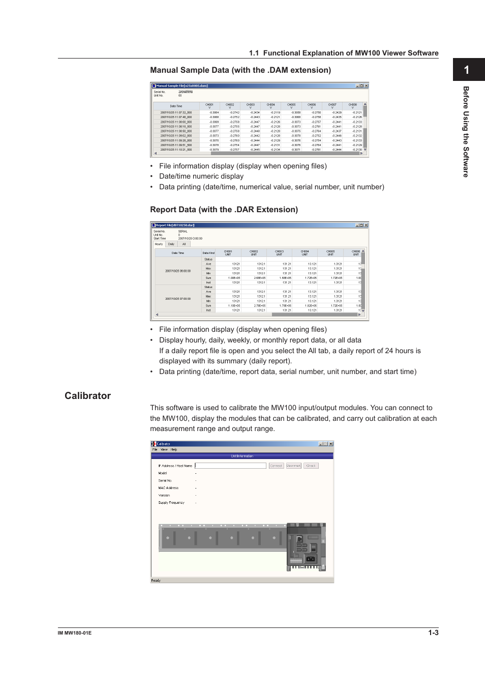 Yokogawa PC-Based MX100 User Manual | Page 9 / 76