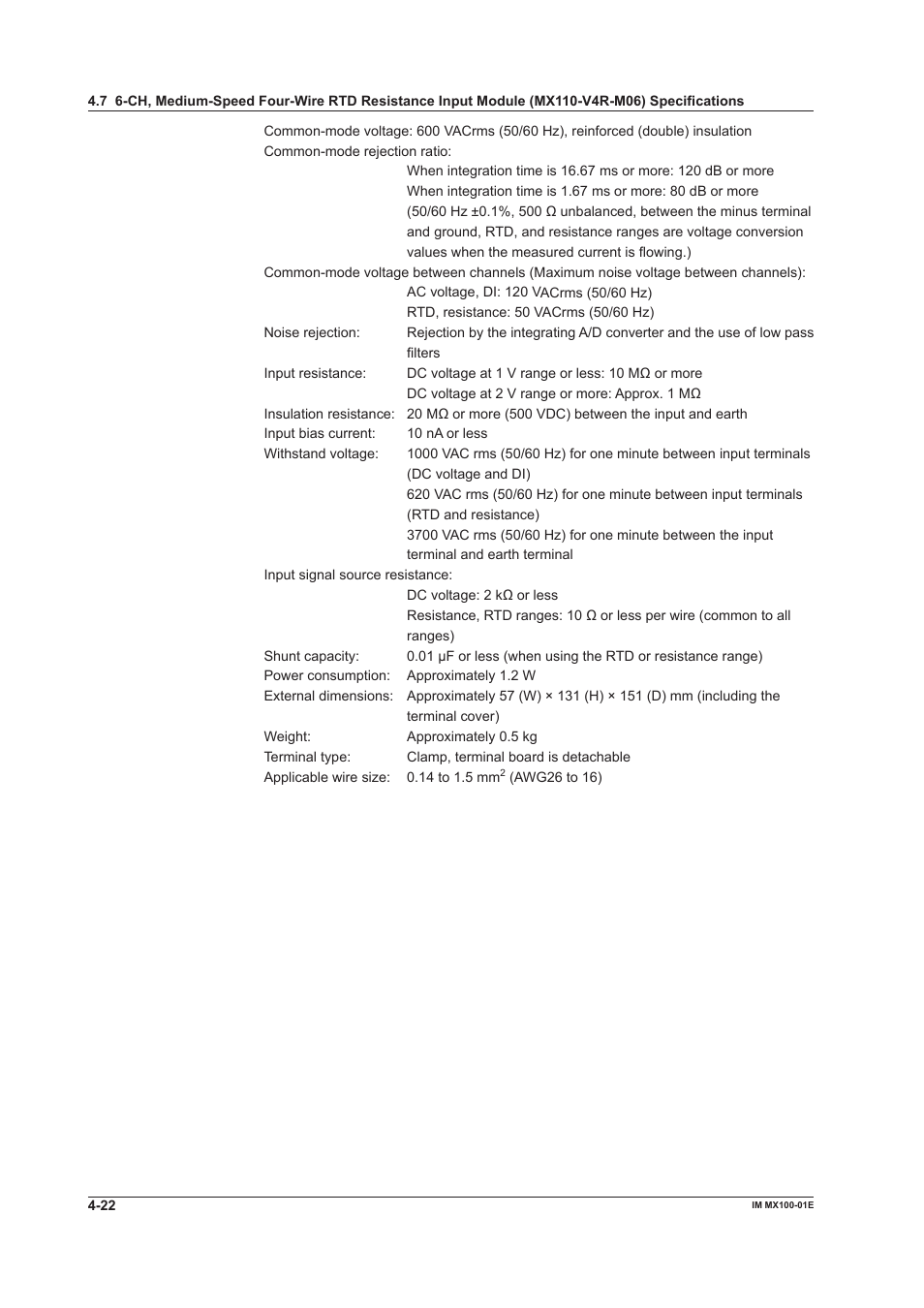 Yokogawa PC-Based MX100 User Manual | Page 110 / 133