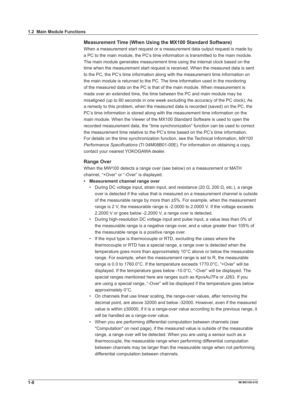 Yokogawa PC-Based MX100 User Manual | Page 17 / 133