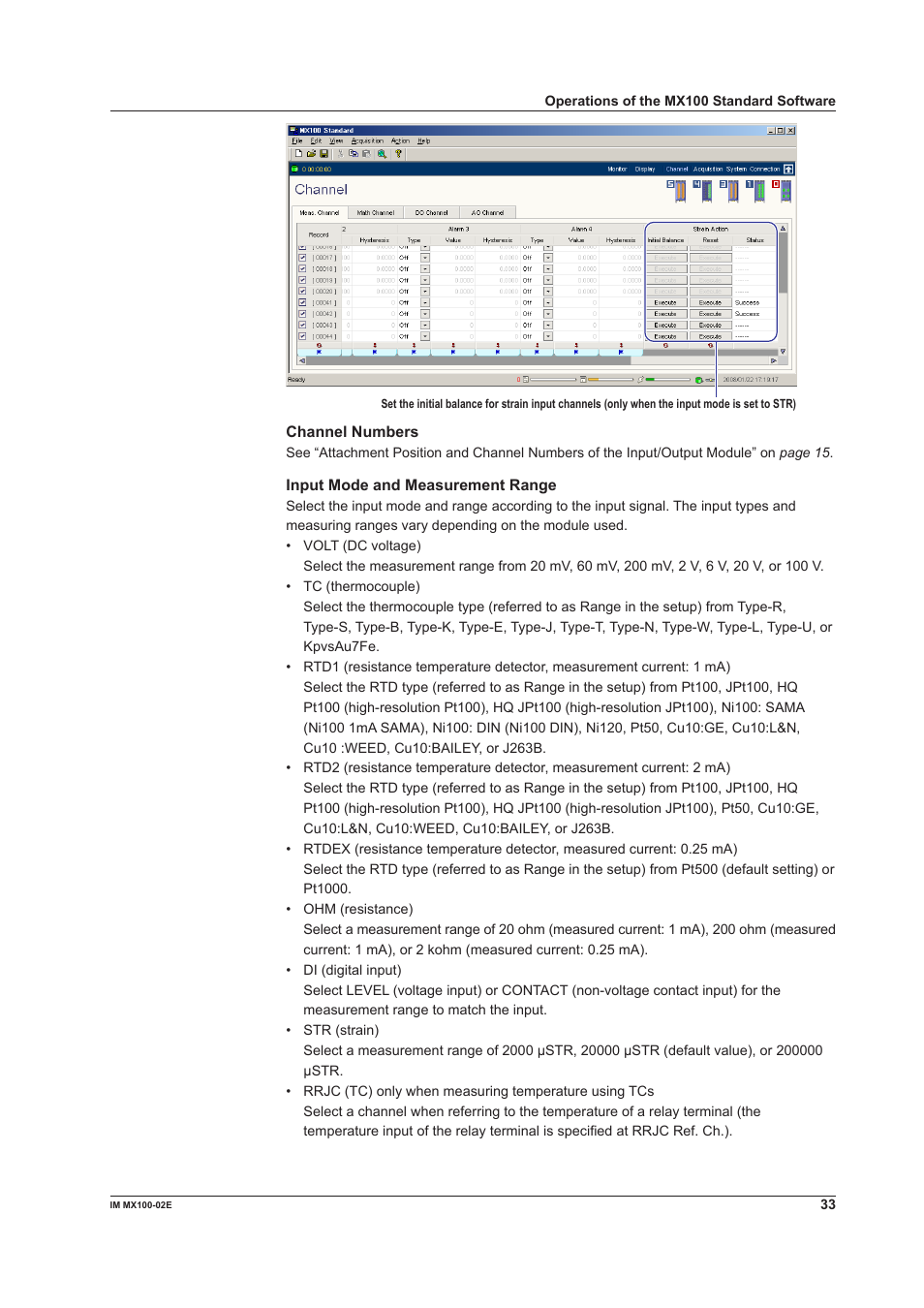 Yokogawa PC-Based MX100 User Manual | Page 33 / 53