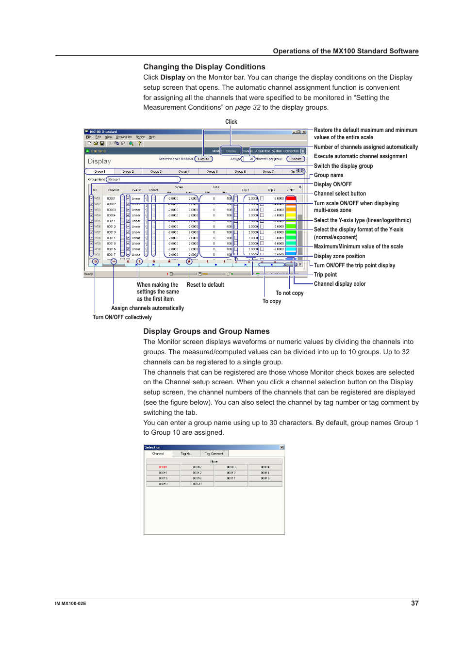 Yokogawa PC-Based MX100 User Manual | Page 37 / 53