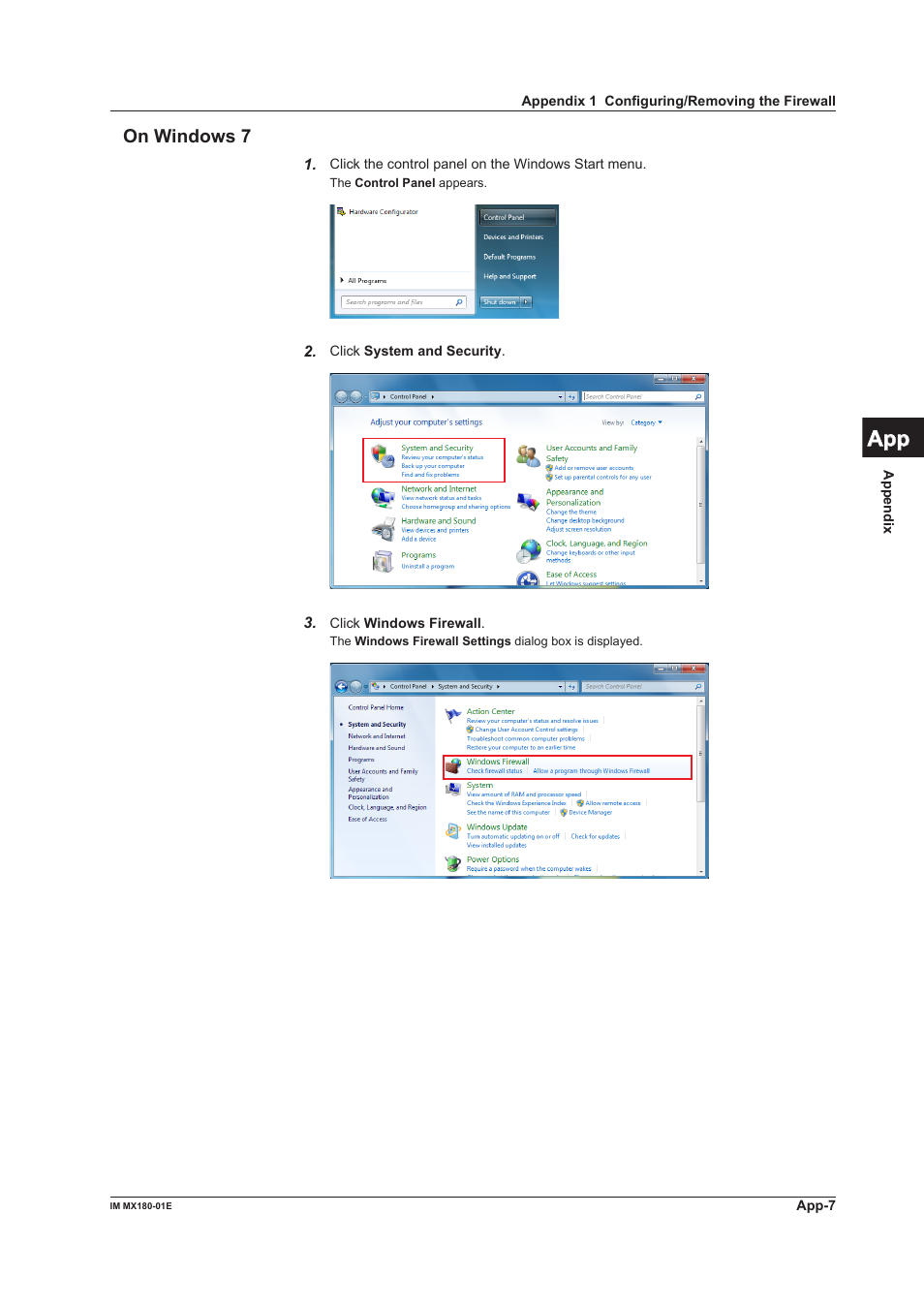 Index on wndows 7 | Yokogawa PC-Based MX100 User Manual | Page 135 / 141