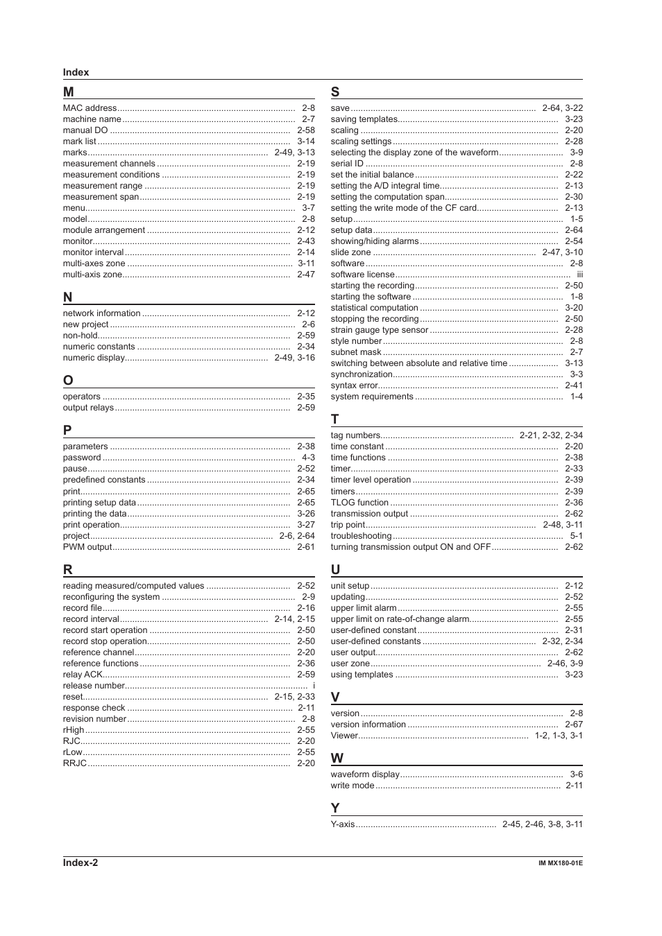 Yokogawa PC-Based MX100 User Manual | Page 141 / 141