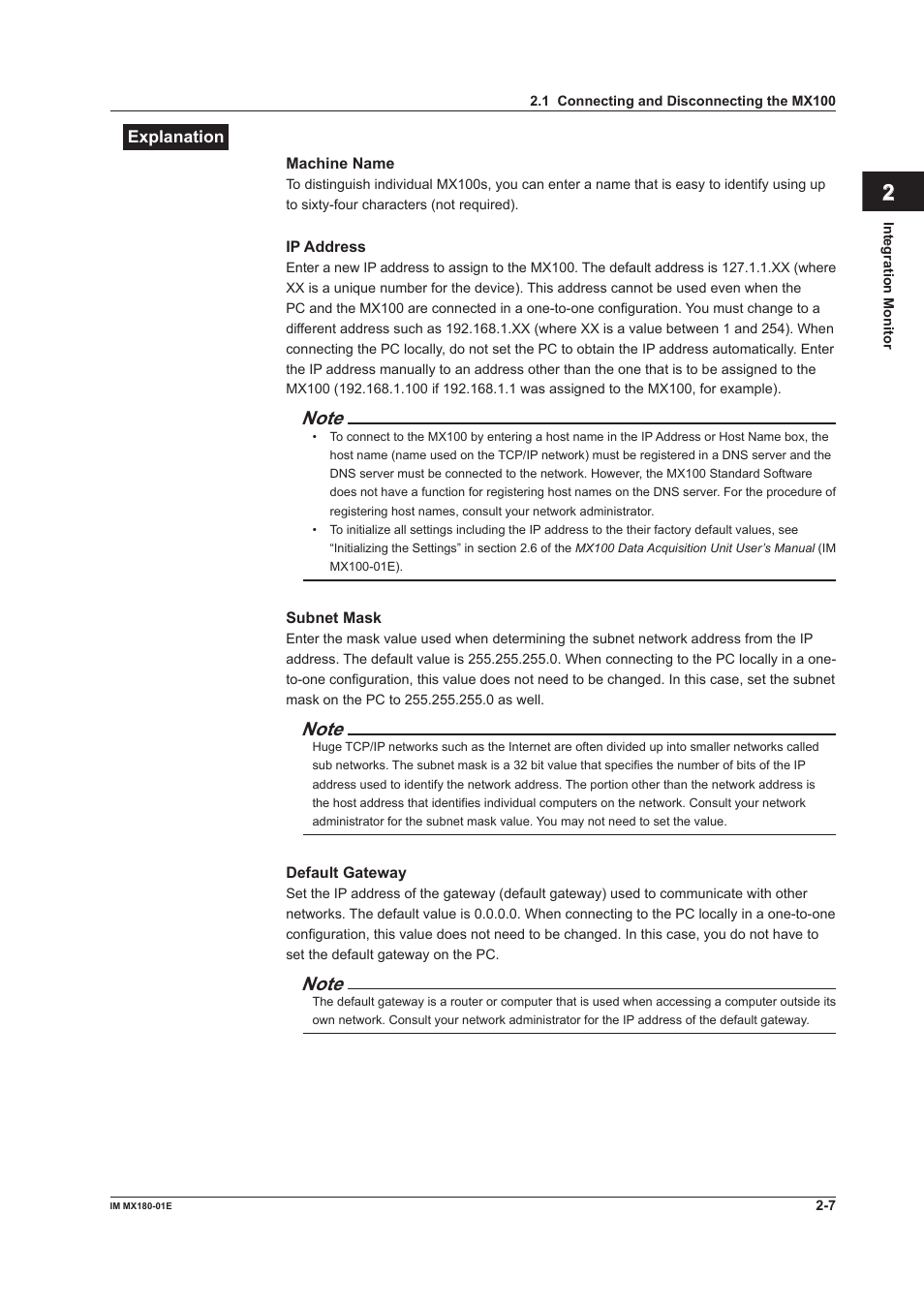 Yokogawa PC-Based MX100 User Manual | Page 21 / 141