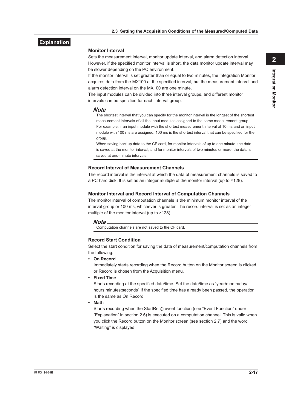 Yokogawa PC-Based MX100 User Manual | Page 31 / 141