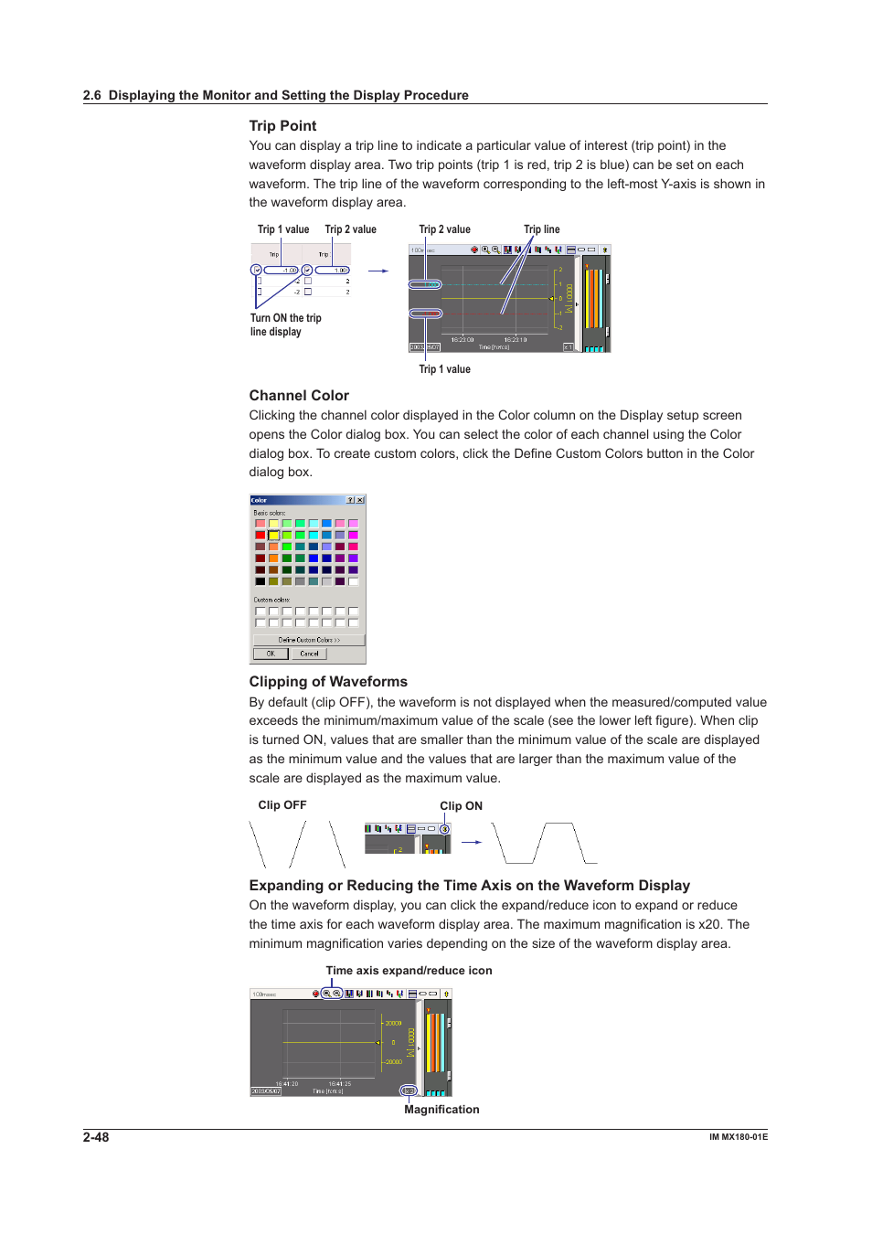 Yokogawa PC-Based MX100 User Manual | Page 62 / 141