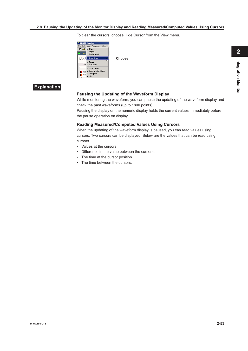 Index | Yokogawa PC-Based MX100 User Manual | Page 67 / 141