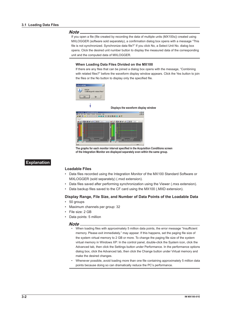 Yokogawa PC-Based MX100 User Manual | Page 83 / 141