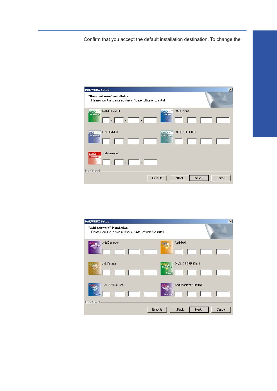 Operation guide appendix installation guide | Yokogawa DAQWORX User Manual | Page 13 / 59