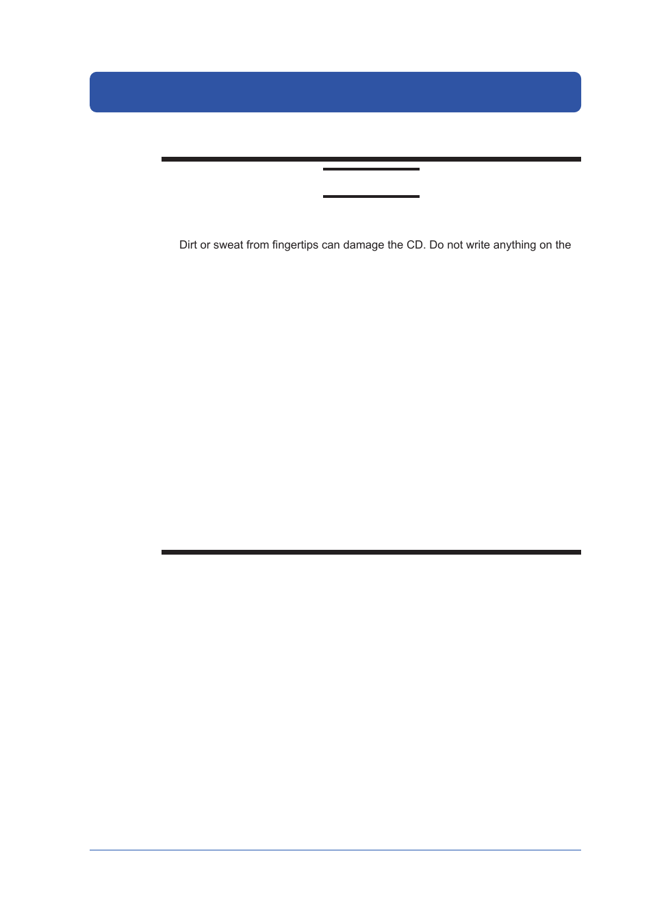 Cd handling guidelines, Caution | Yokogawa DAQWORX User Manual | Page 9 / 59