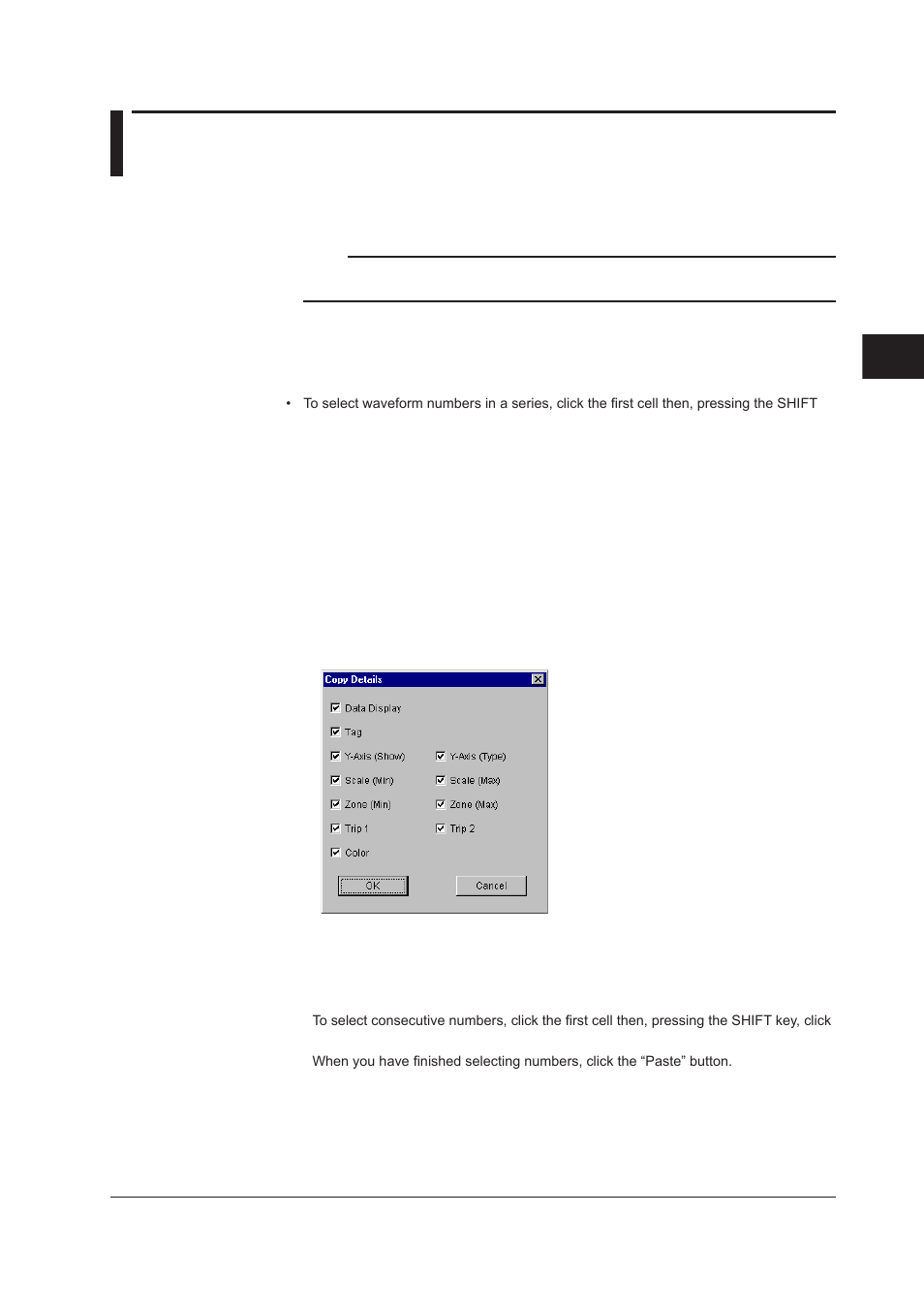 2 setting the display conditions, 2 setting the display conditions -7 | Yokogawa DAQWORX User Manual | Page 108 / 482