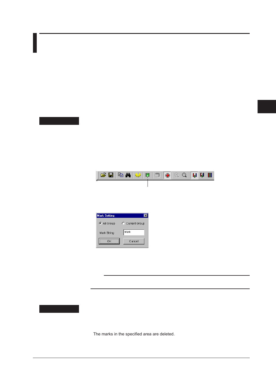 5 using marks, 5 using marks -21 | Yokogawa DAQWORX User Manual | Page 122 / 482