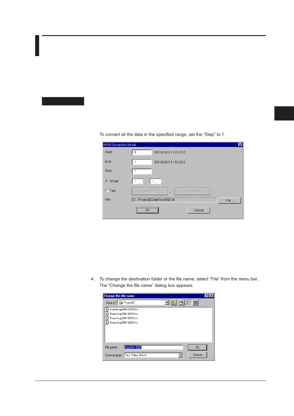 7 converting data formats, 7 converting data formats -27 | Yokogawa DAQWORX User Manual | Page 128 / 482