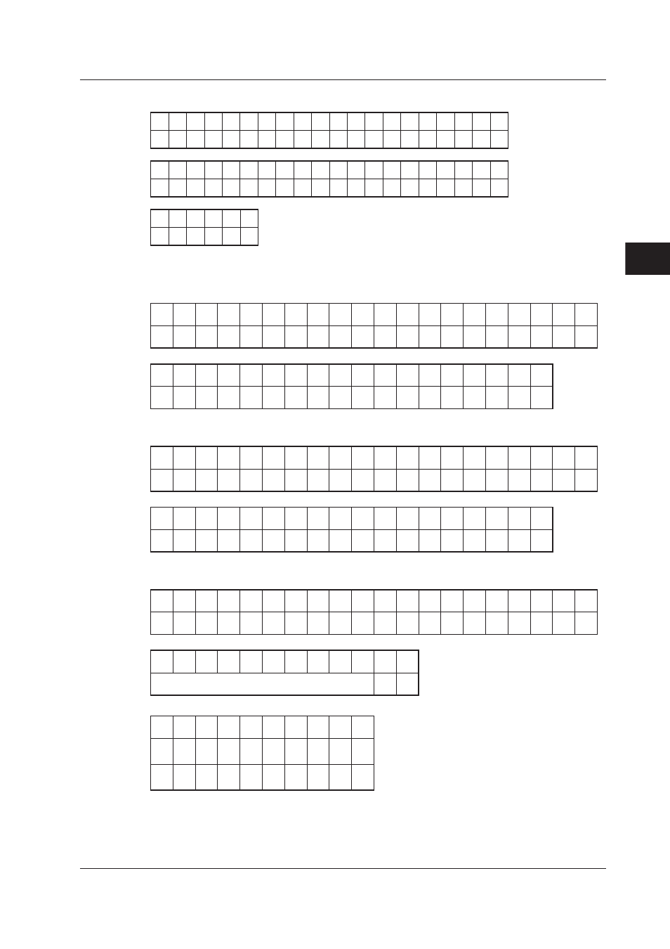 Index, Title, Date and time of the first collected data | Date and time of the last collected data, Data collection interval | Yokogawa DAQWORX User Manual | Page 130 / 482