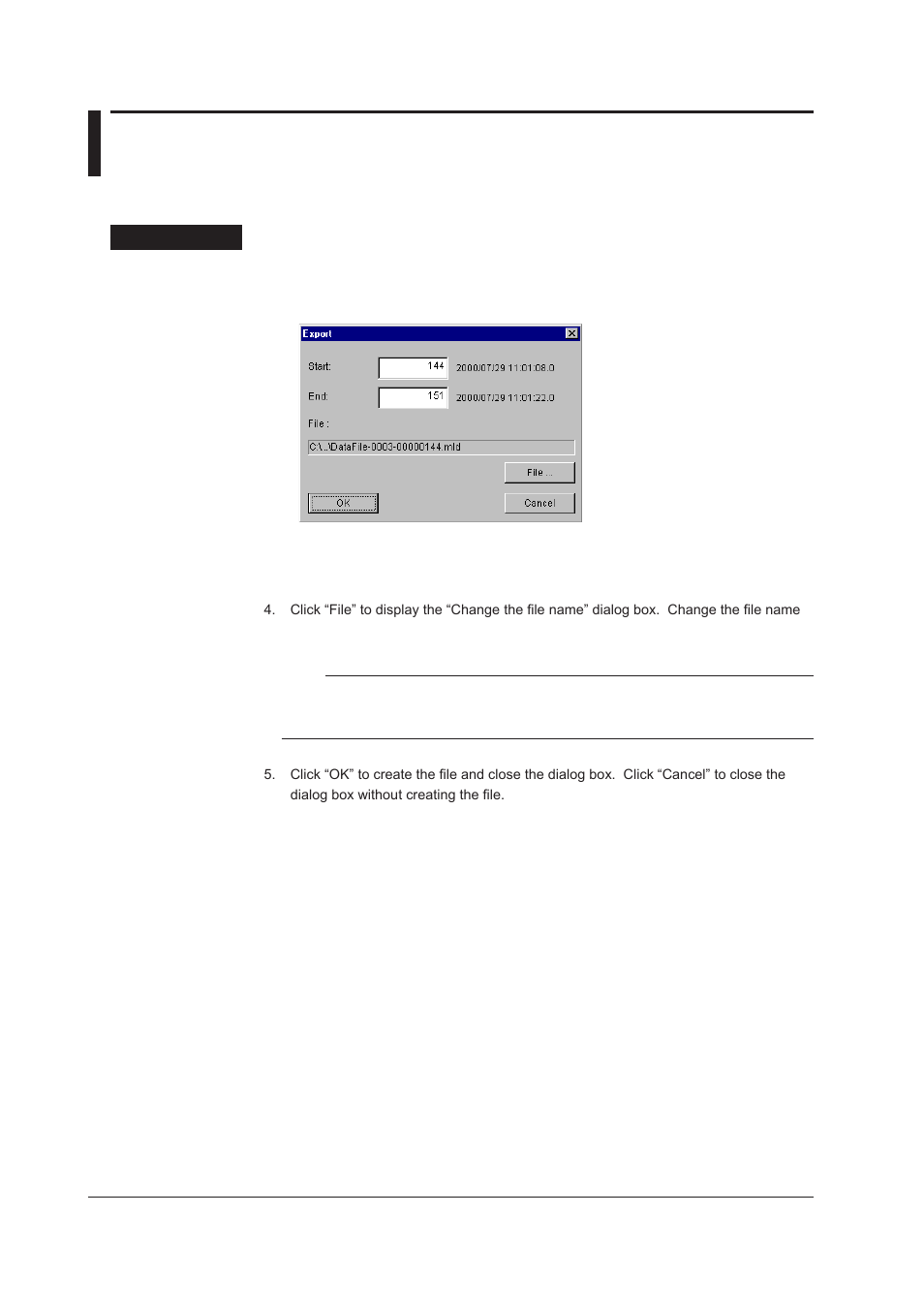8 exporting data, 8 exporting data -34 | Yokogawa DAQWORX User Manual | Page 135 / 482