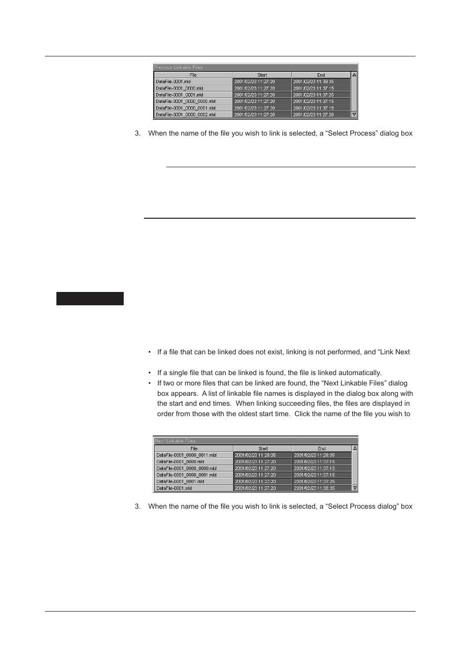 Connecting succeeding files | Yokogawa DAQWORX User Manual | Page 139 / 482